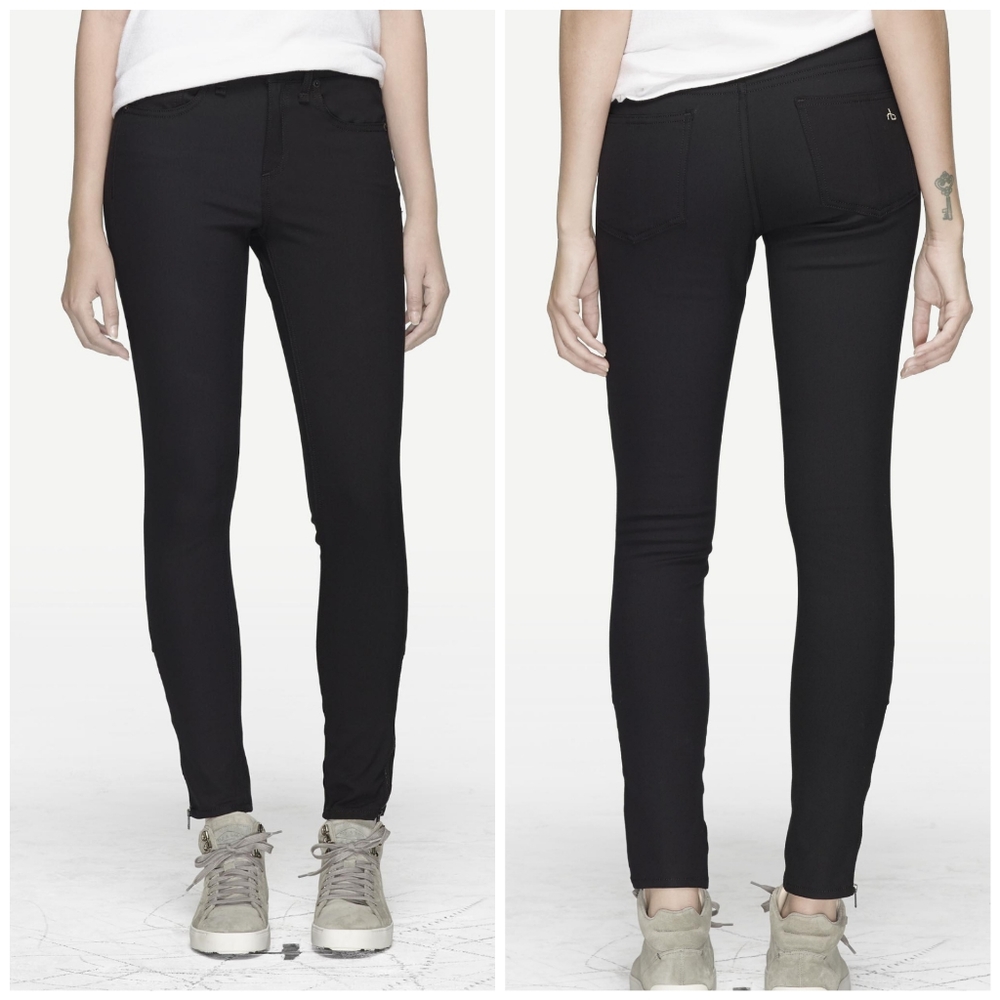 Rag & Bone Jean Skinny Zipper Ankle sz 24